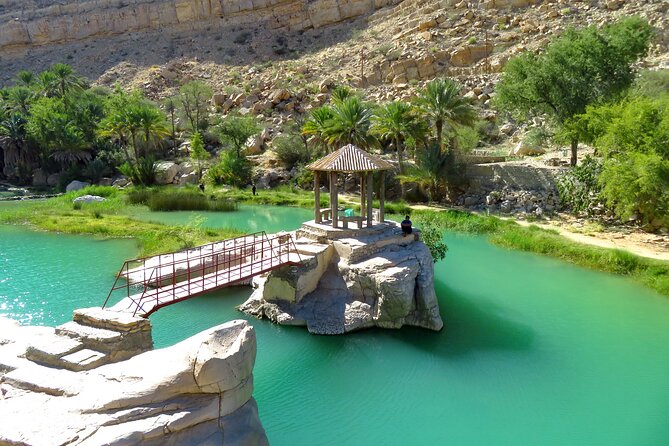 2 Day Private Trip to Two Oasis with Overnight Desert Camping - Bimmah Sinkhole: a quick start with a cool reward