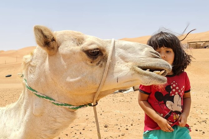 2-Day Private Wahiba Sands Desert Camping Tour from Muscat - Wadi Tiwi adds a greener view
