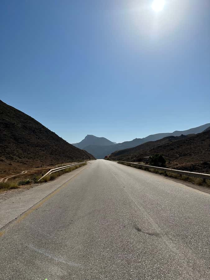 Caribian Orient (Swiming at Fazayeh Beach ) - The 800 to 900 metre zig-zag road