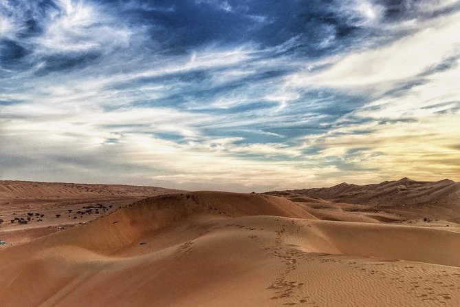 Desert Experience: Wahiba Sands & Wadi Bani Khalid Full-Day Tour - Wahiba Sands and the first sight of the dunes
