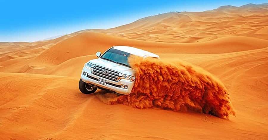 Desert Safari - Private 4WD car - Sunset on the highest dunes