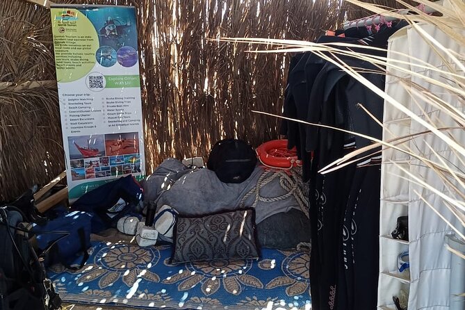 Discover Scuba Diving from a Fishing Village - Entering the water with your instructor