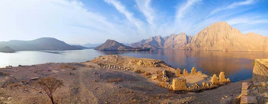 From Dubai to Norway of Arabia|Telegraph Island| Dhow Cruise - Telegraph Island, history beside clear water
