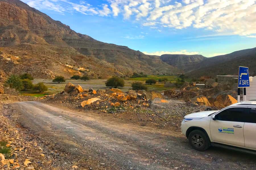 From Khasab: Half-Day Mountain Safari to Jabel Harim - Leaving Khasab for the mountain road
