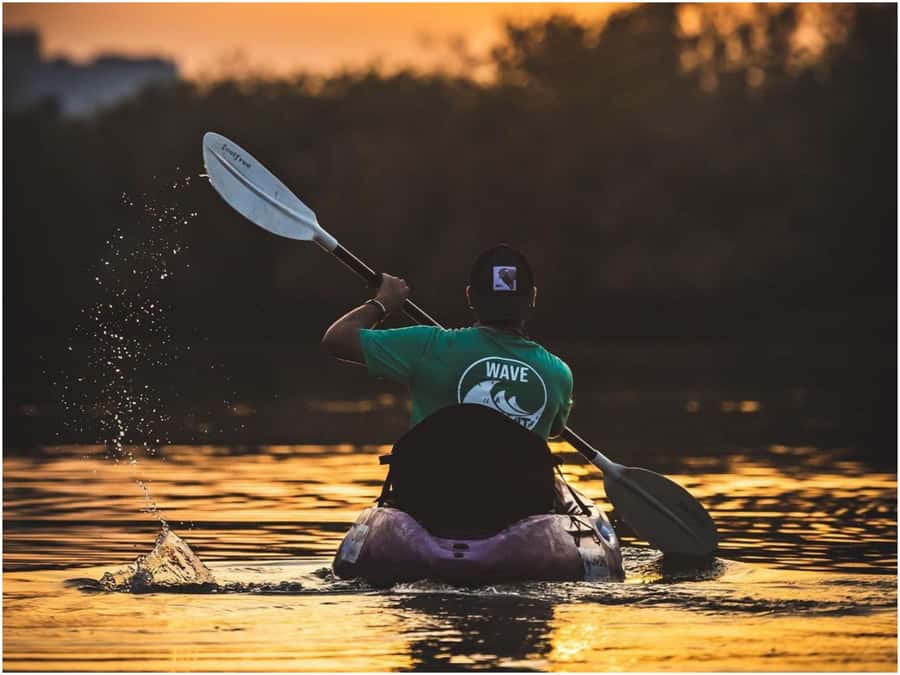 From Muscat: Al Qurum Beach Sunset Kayaking Experience - Getting comfortable in the kayak