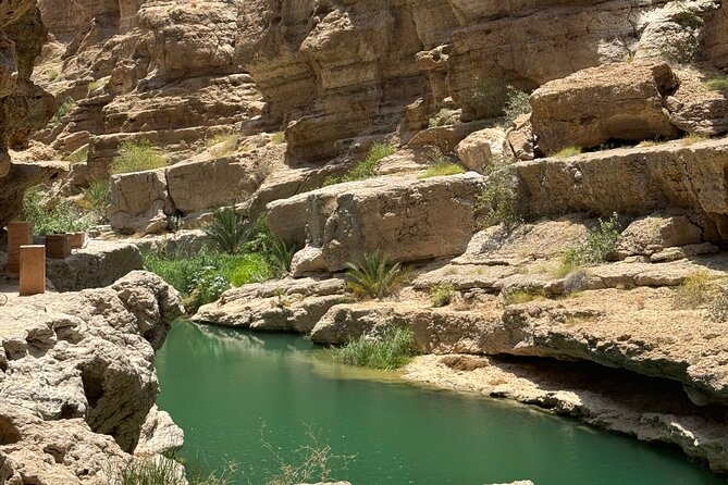 From Muscat Wadi Shab and Bimmah Sinkhole Tour - How difficult is the hike?