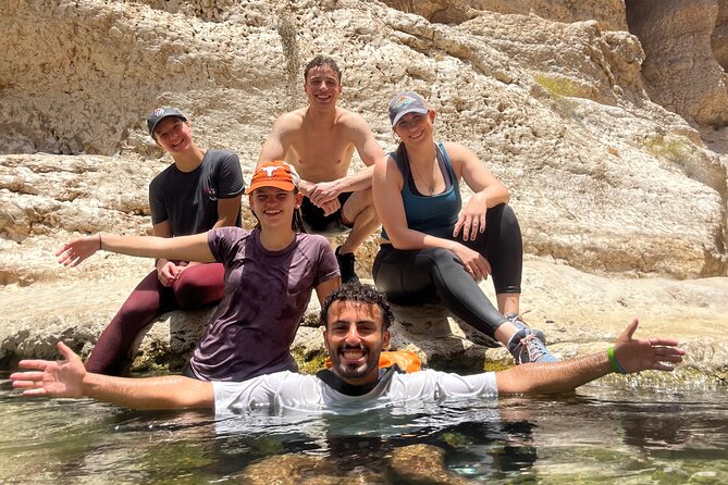 from muscat wadi shab and bimmah sinkhole tour - Reaching the canyon entrance