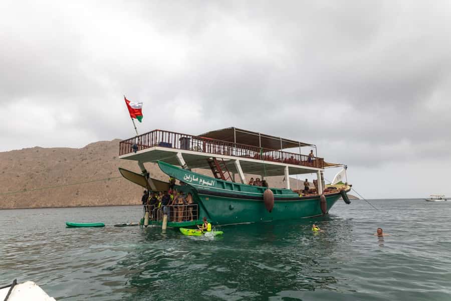 From UAE: Musandam Dibba Day Trip (Oman) - Musandam’s fjords from the dhow deck