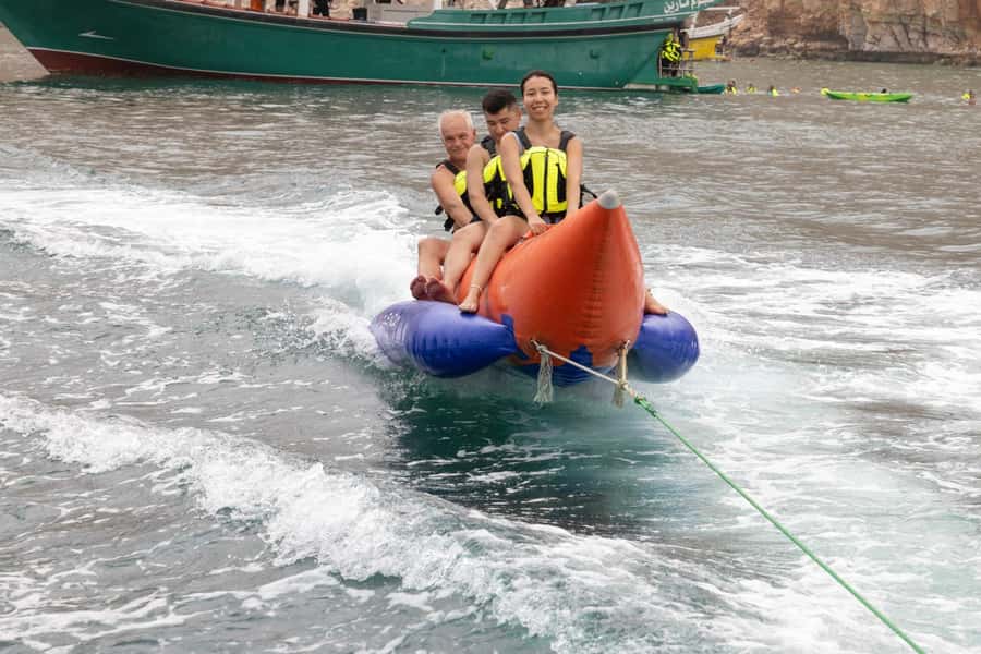 From UAE: Musandam Dibba Day Trip (Oman) - Lunch, drinks, and life onboard