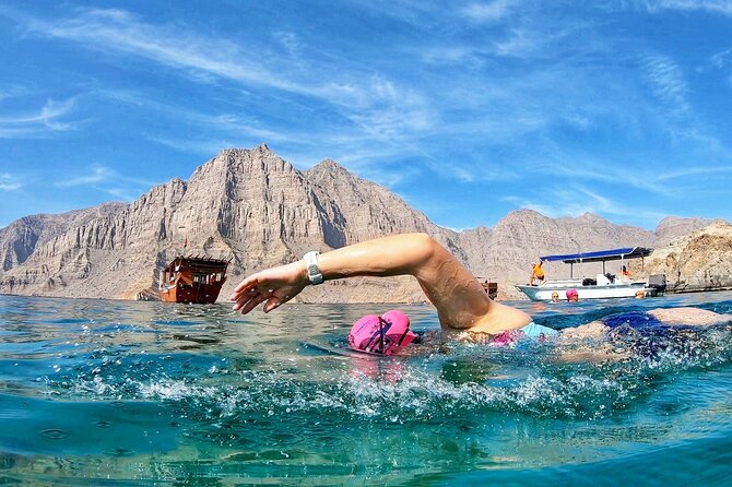 Full day Dhow: Khasab, Musandam: Dolphins, Snorkeling & Fjords - Dolphin watching before the fjords