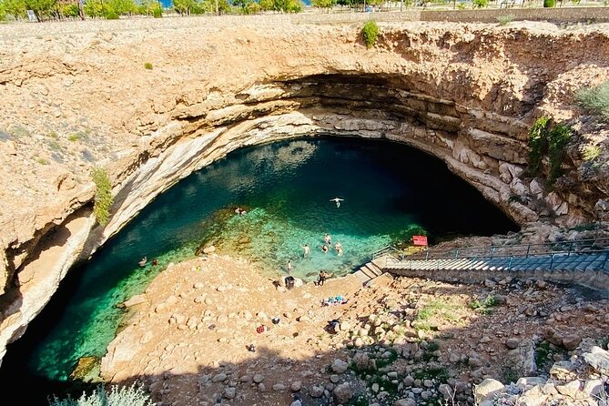 Full Day Group Tour to Wadi Shab Bimmah Sinkhole and Fins Beach - The drive from Muscat to Wadi Shab