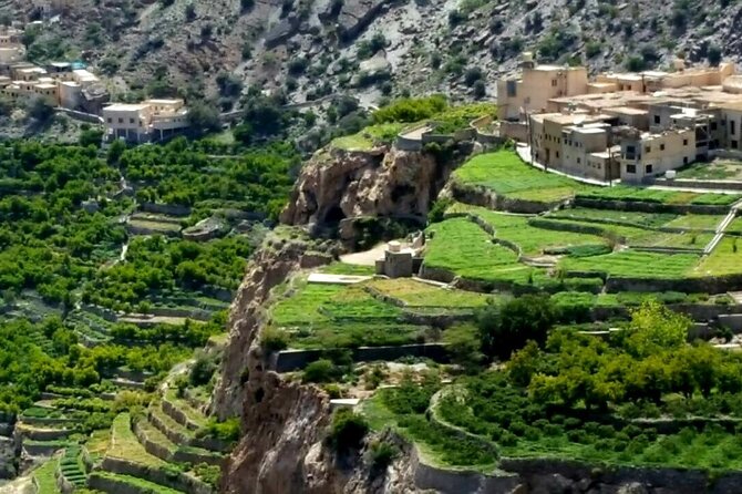 Terraced villages on Jebel Akhdar above the Hajar mountains