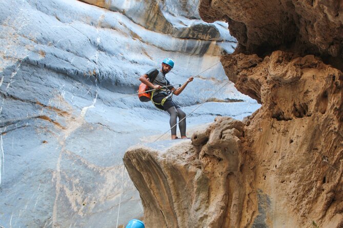 Full Day Private Tour to the Snake Canyon - Abseiling and jumps, with support from the guides