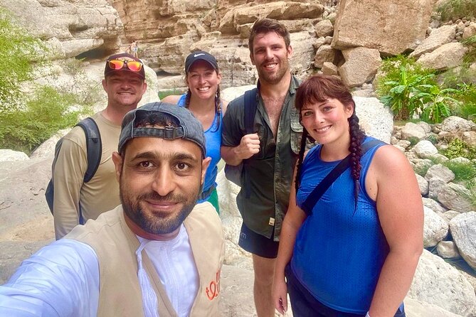 Full Day Tour in Wadi Shab - The Wadi Shab hike, pools, cave, and waterfall