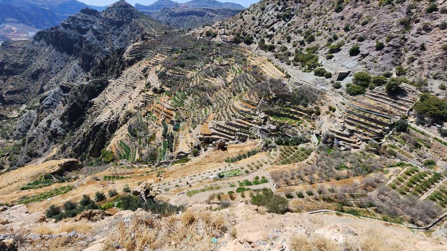 Historical City of Nizwa - The mountain road to Jabal Akhdar