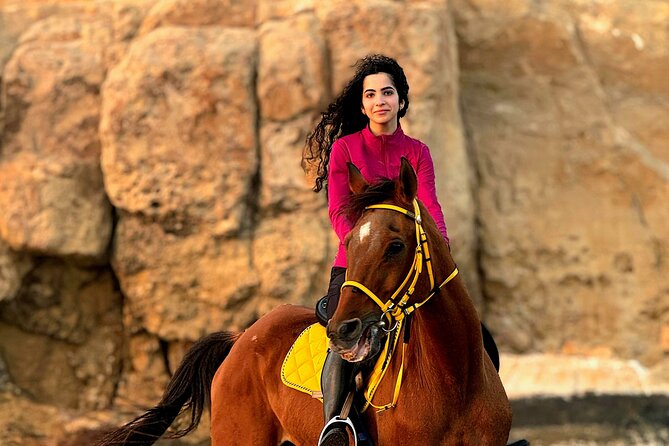 Horseback Riding Muscat Beach - Calm horses and careful handling