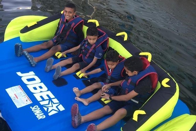 Inflatable Activities - The Wave Muscat, Oman - The first run across the water