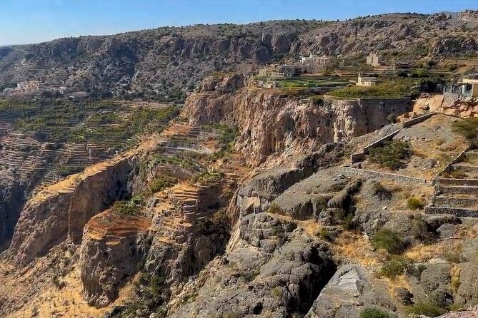 Jebel Akhdar Al Suwjara - Birkat Al Mouz Ruins - Private Full Day Tour - Jebel Akhdar, the Green Mountain above Muscat