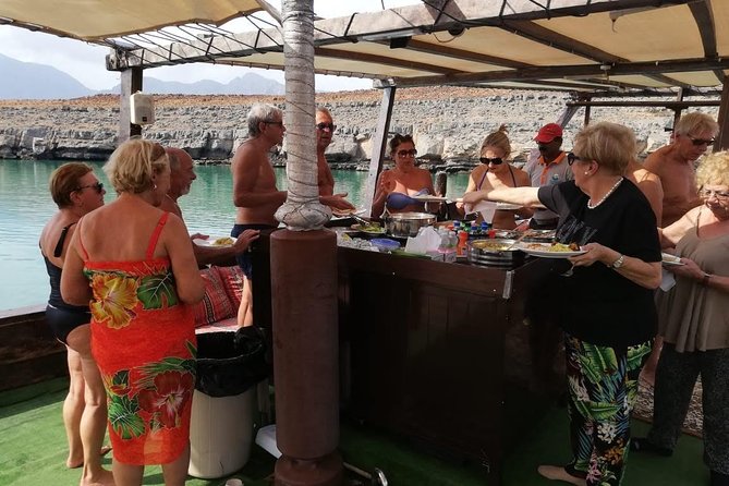 Khasab Dhow Cruise Full day, Buffet Lunch on Board, swimming - A Buffet Lunch With Omani Touches