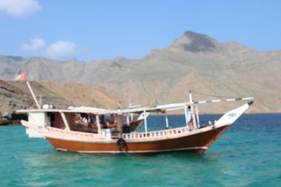 Khasab: Dhow Cruise with Lunch, Dolphin Watching& Snorkeling - Lunch aboard the dhow at Telegraph Island