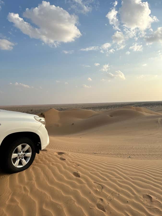 Luxury Sunset Desert Safari at Salalah Empty Quarter - Reaching the highest dunes