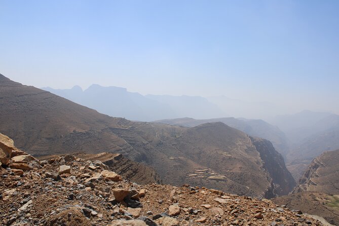 Mountain Safari in Jebel Harim - Khor Najd and the Gulf of Oman views