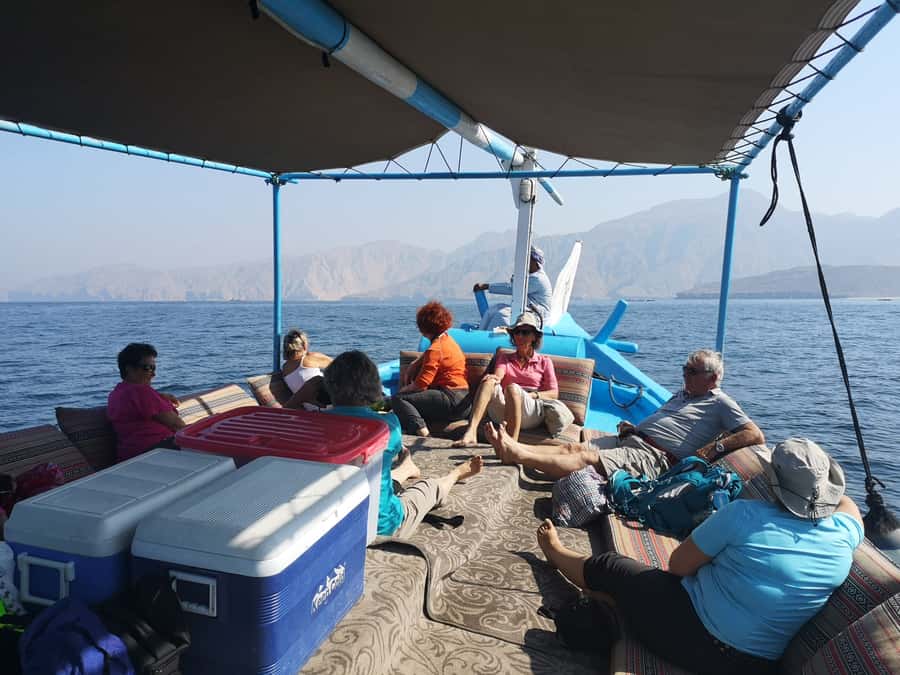 Musandam Khasab Full-Day Cruise with Transfers & Lunch - Telegraph Island and the snorkeling stops