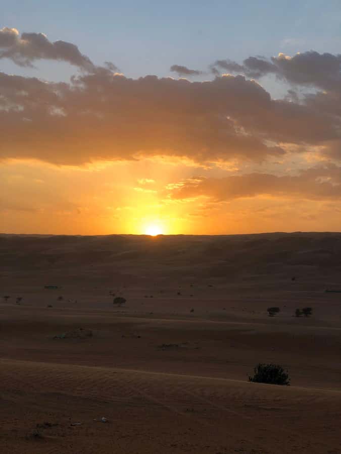 Muscat: Bidiya Desert Sunset Camel Ride with Transfer - The long road from Muscat to Bidiya