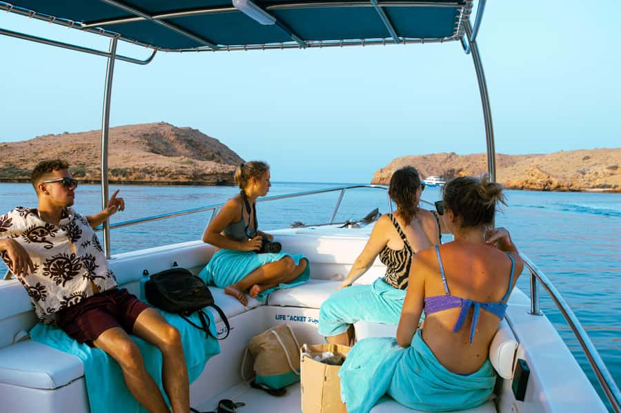 Muscat: Daymaniyat Islands Snorkeling Trip with QTours - Leaving Al Mouj Muscat for the open Gulf of Oman