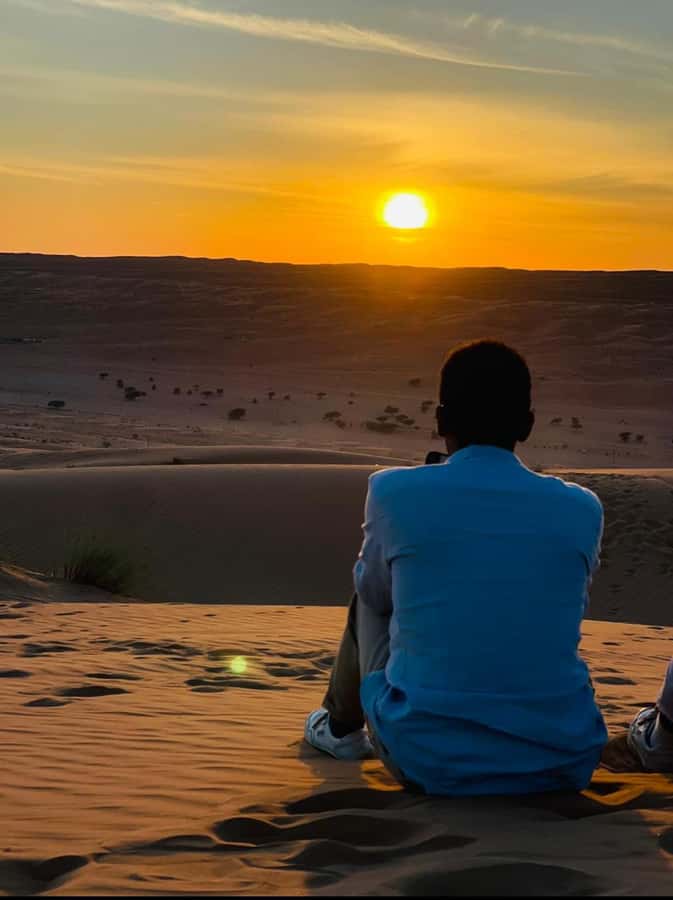 Muscat: Desert Sunset &Wadi Bnai Khalid Full-Day Tour+Lunch - What swimming at the wadi is really like