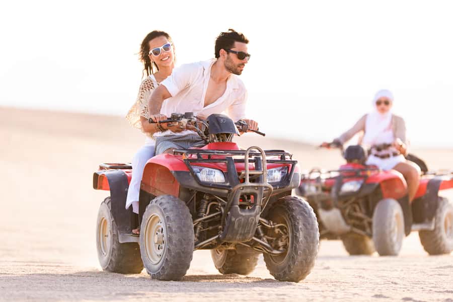 Muscat: Desert & Wadi Bani Khalid Tour with Quad Bike Option - The long 4WD ride from Muscat