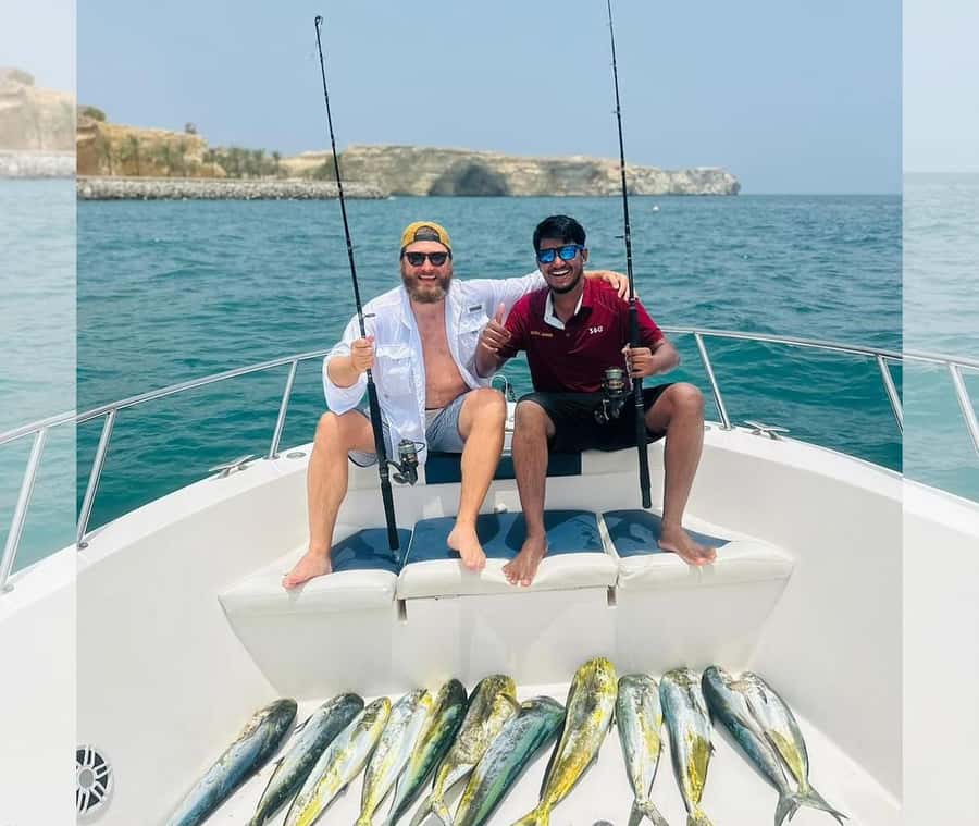 Muscat: Fishing Trip with Equipments - Leaving Marina Bandar Al Rowdha early