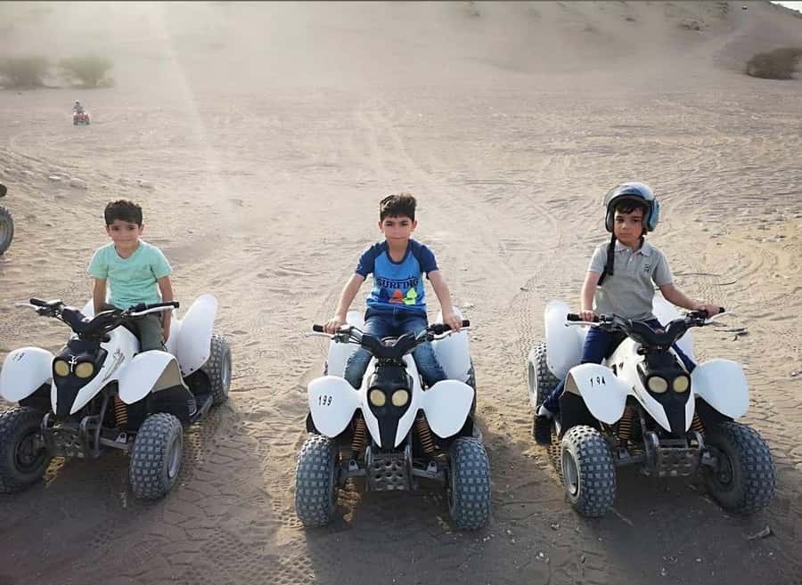 Muscat:Optional Quad Bike with Sunset Watching, Pickup&BBQ - Who will enjoy this outing most?