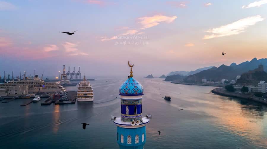 Muscat : private evening tour to discover With transfer - Sultan’s Palace, ships, and Muscat’s classic photo stops