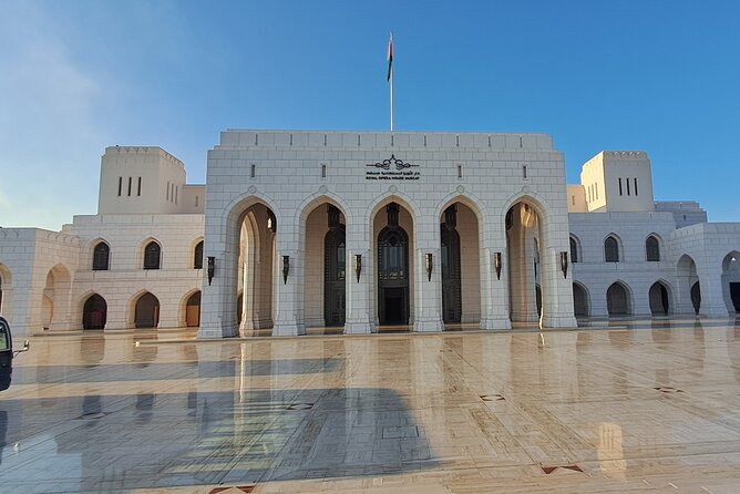 Muscat Tour Half Day - Al Alam Palace finishes with ceremony and color