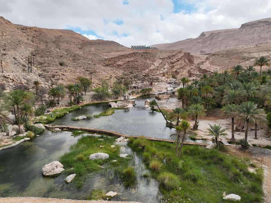 Muscat: Wadi Bani Khalid & Sunset at Wahiba Sands - The long road east from Muscat