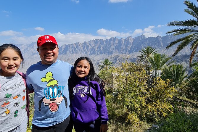 Nakhal Hotspring and Wakan Village Private Full Day Tour - Wakan Village and the climb above Wadi Mistal