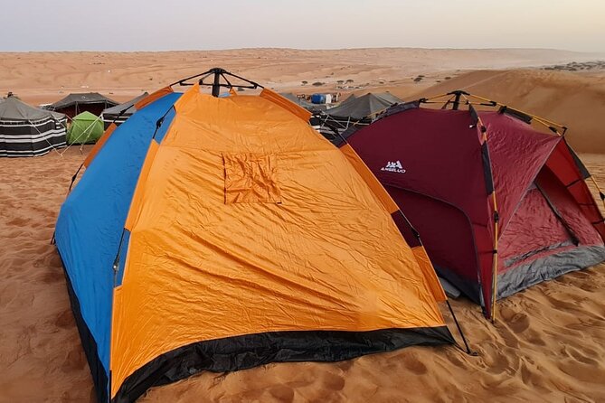 Private 2 - Days Wahiba Sand Desert Overnight Camping Tours - Sunrise from the dunes on day two