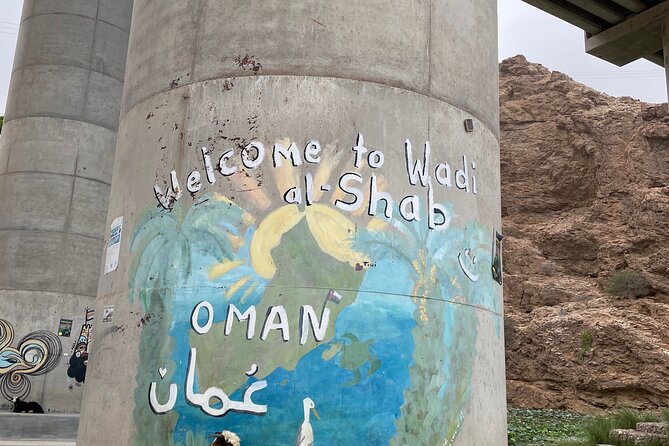 Private Day Trip to Wadi Shab, Fins Beach & Bimmah Sinkhole - Guide care is part of the value