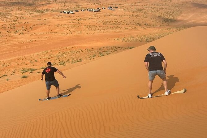 Private Desert Tour with Activities - Full Day - Sandboarding: easy fun with a sandy finish