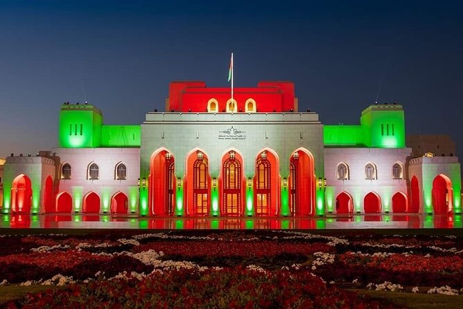 Private Evening Muscat City Tours - Al Alam Palace in Old Muscat
