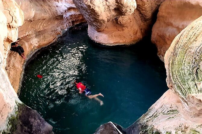 Private Full-Day Wadi Shab and Bimmah Sinkhole Tour - Fins Beach and the Blue Coast