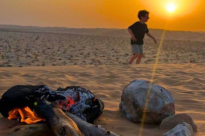 Private Sunset Experience in Empty Quarter Desert - Thumrait and the black camels