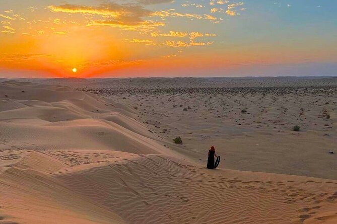 Private Sunset Experience in Empty Quarter Desert - Sunset from the tallest dune