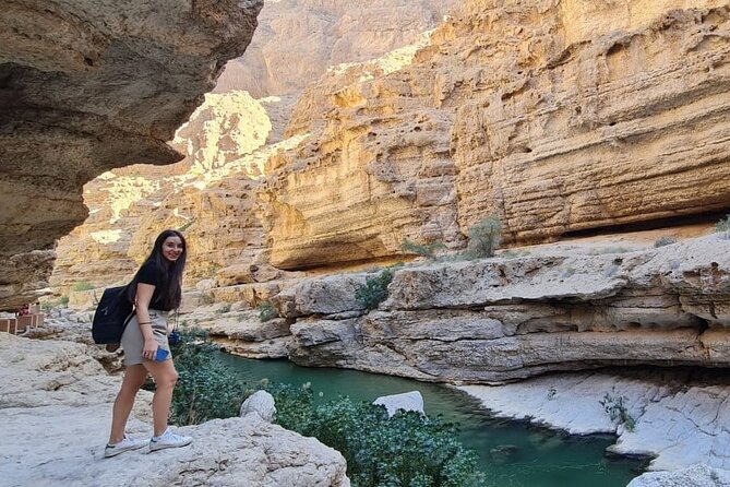 Private Wadi Shab - Bimmah Sinkhole - White Sand Beach - Full Day Tour - Fins Beach and the Tiwi coast