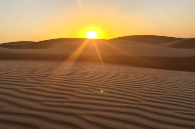 Private Watching Sunset Desert Safari Tour - Key Details Before You Book