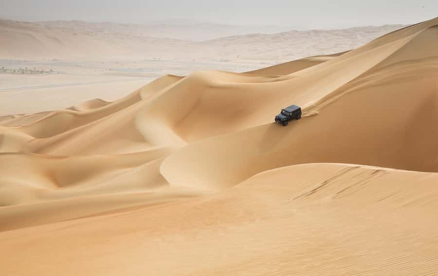 Salalah: Bedouin Tent Night Stay in Desert + Sunset Safari - Sunset with coffee, dates, and open dunes