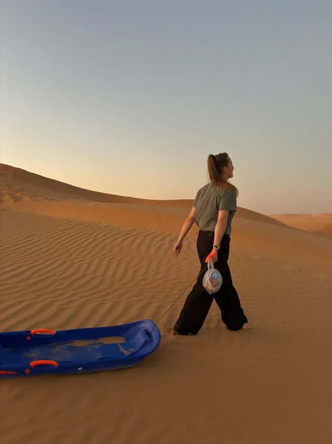 Salalah: Sunset desert safari tour in salalah(private tour) - Entering Rub’ al Khali by Jeep