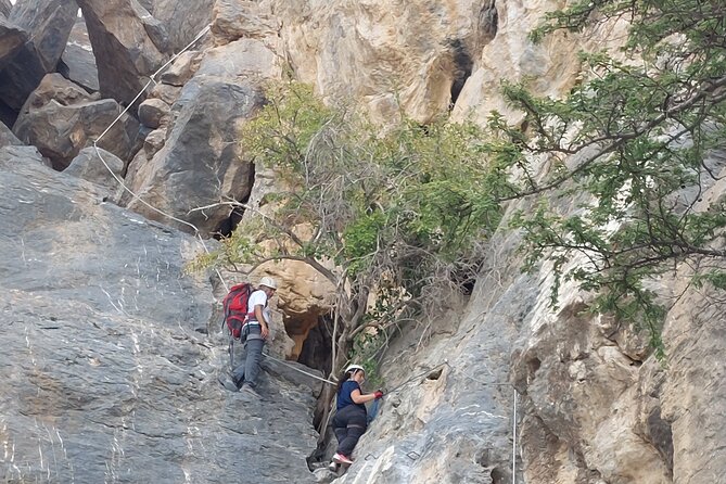 Shared Guided Canyoneering Experience in Snake Canyon of Oman - The three abseils: 7, 25, and 11 meters