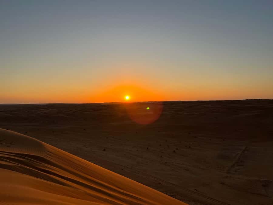 Sunset at Wahiba Sands Desert and Wadi Bani Khalid Adventure - Key points at a glance